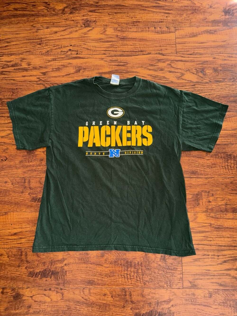 Gildan Green Bay Packers North Division NFC T-Shirt, Size L